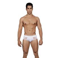 Clever Calm Piping Brief in Weiß