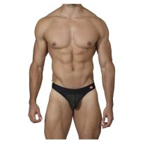 Pikante Click Athletic Mesh Jockstrap  in Geel/Zwart