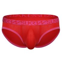 Sukrew Low Rise Brief in Red