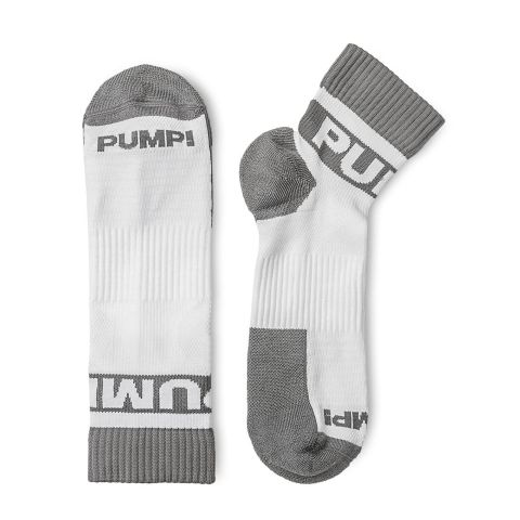 Pump Classic Socks in Grey/White