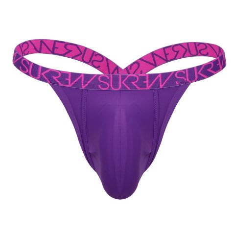 Sukrew Bubble Thong in Purple