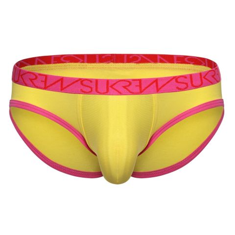 Sukrew Low Rise Brief in Ananas Geel