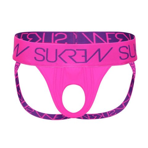 Sukrew U-Style Jockstrap in Schocking Pink