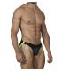 Pikante Click Athletic Mesh Jockstrap  in Geel/Zwart