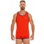 Jor College Tank-Top in Red