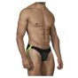 Pikante Click Athletic Mesh Jockstrap  in Gelb/Schwarz